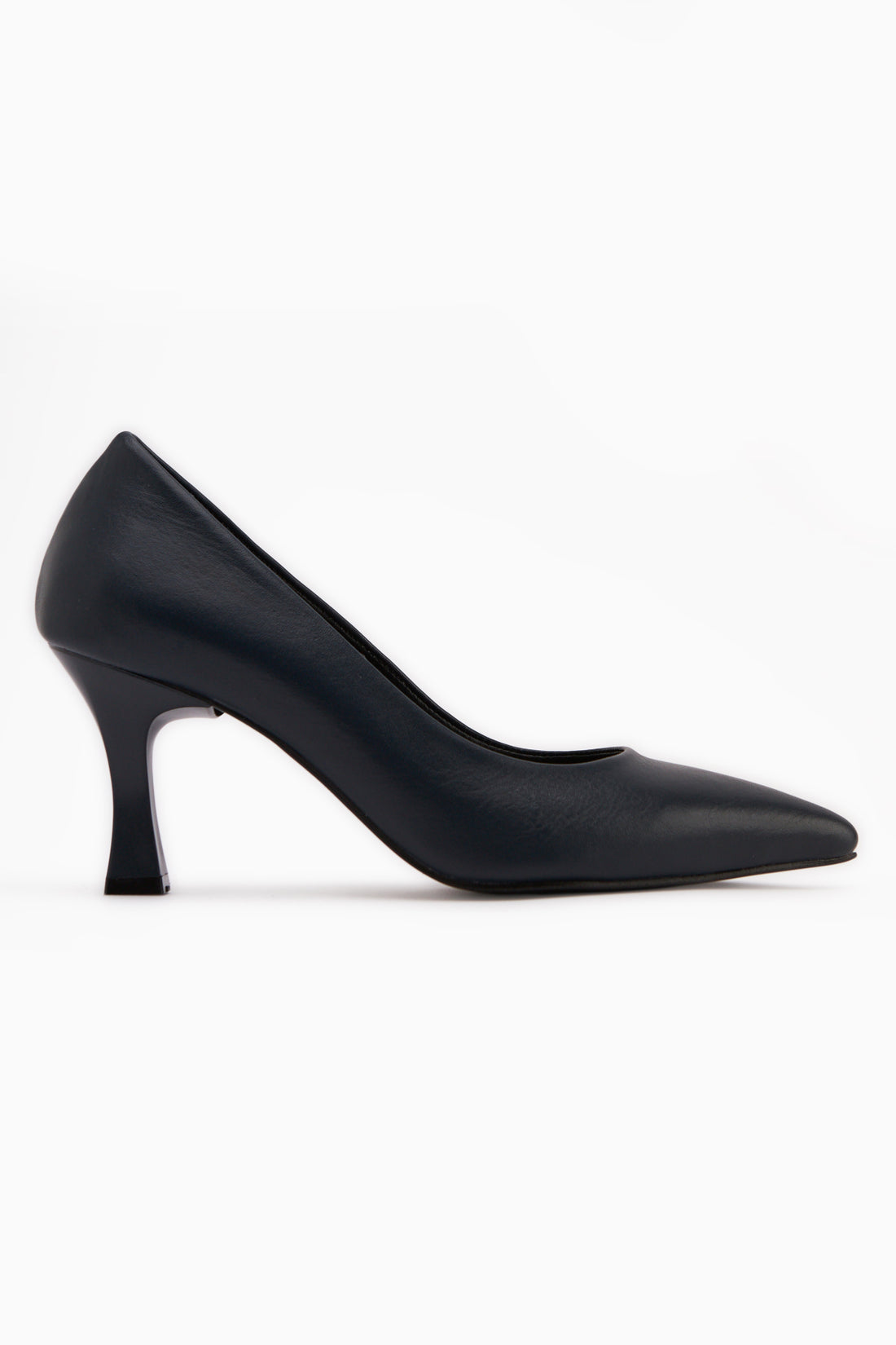 Clarry Genuine Leather Navy Women’s Heeled Shoes