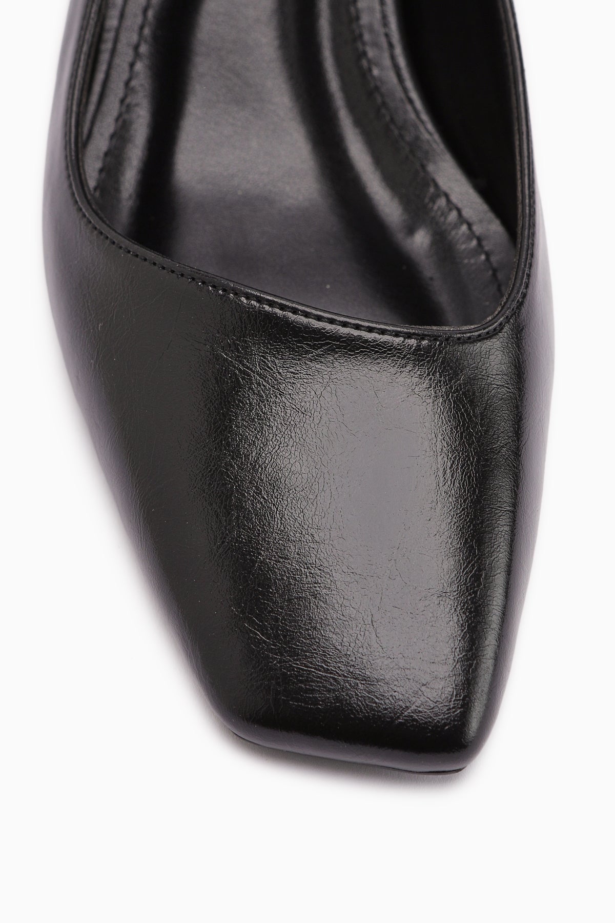 Jelina Black Chunky Heeled Women's Shoes