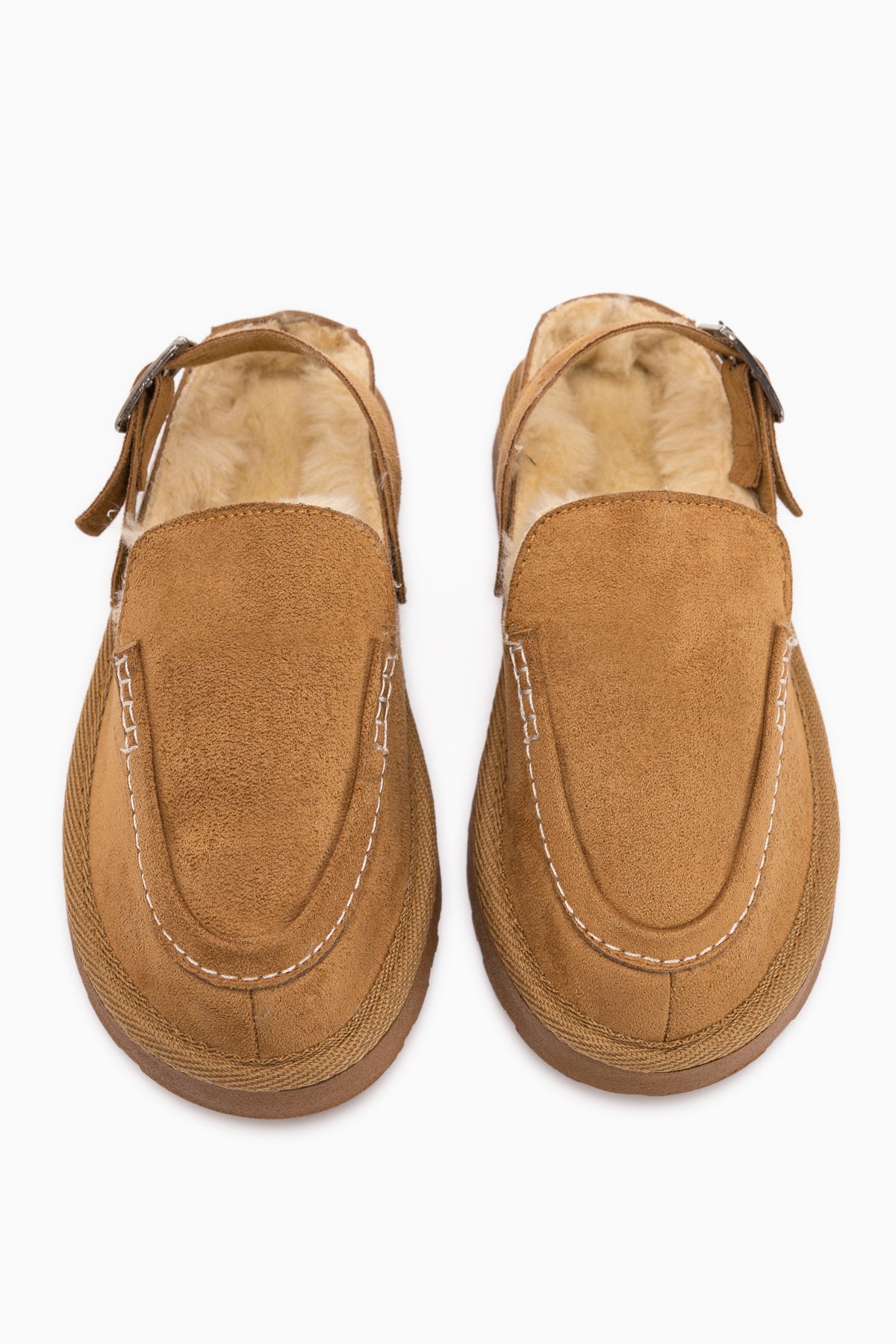 Cathy Tan Suede Fur Women’s Slippers