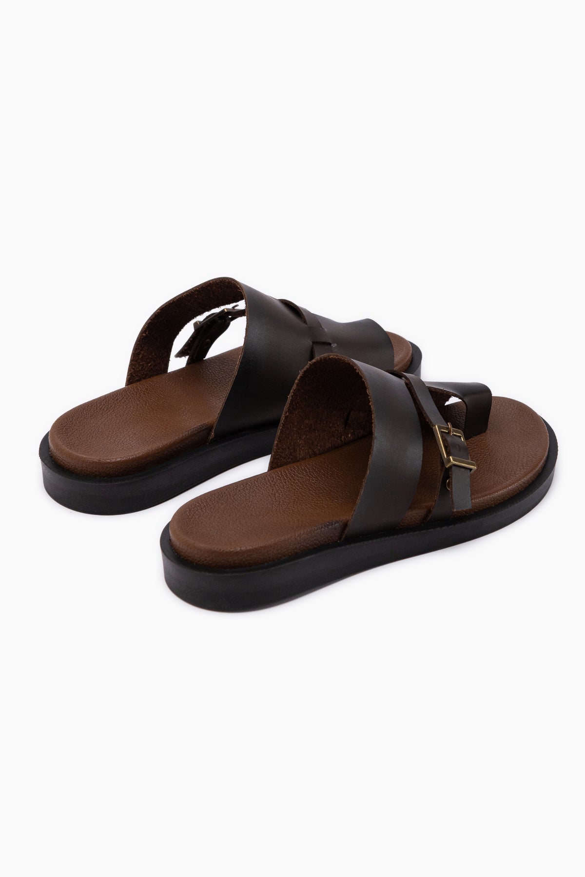 Enisa Brown Thong Women’s Slippers