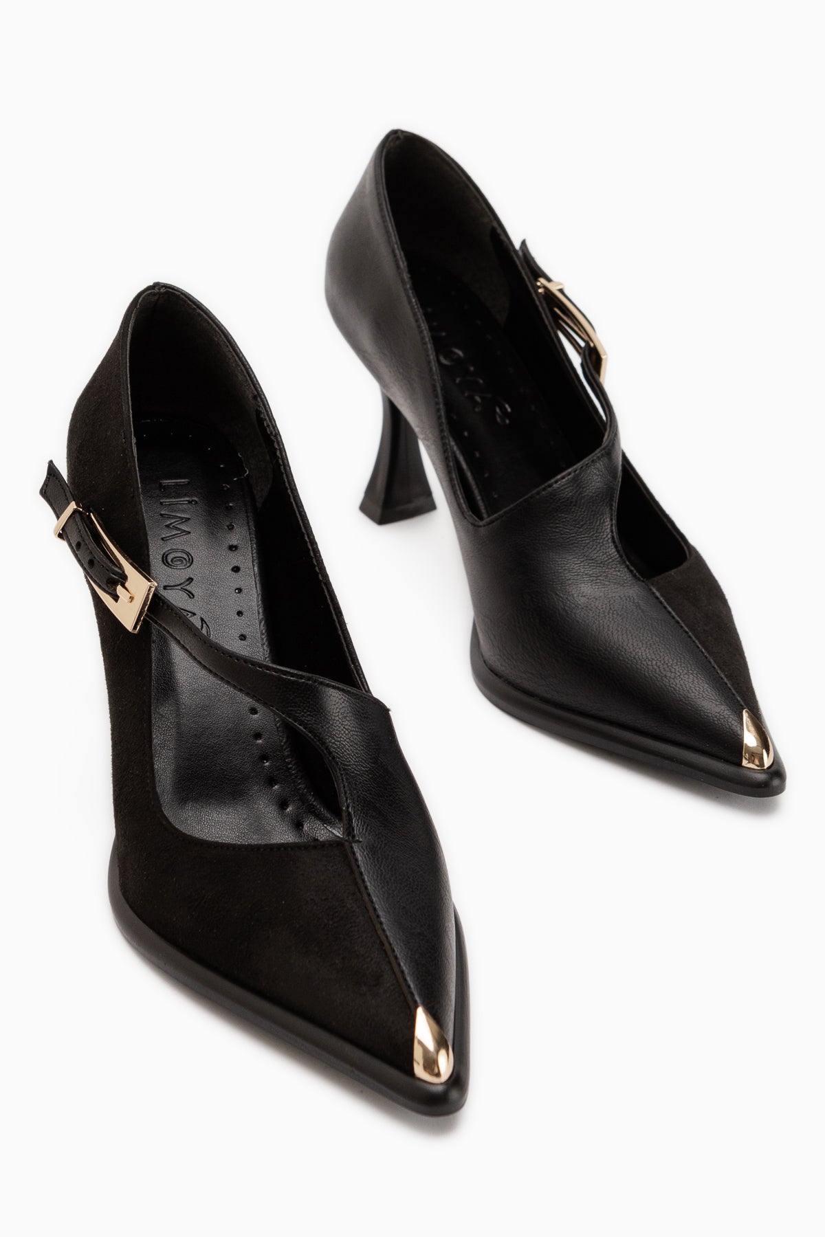 Cruse Black Belted Women’s Heeled Shoes