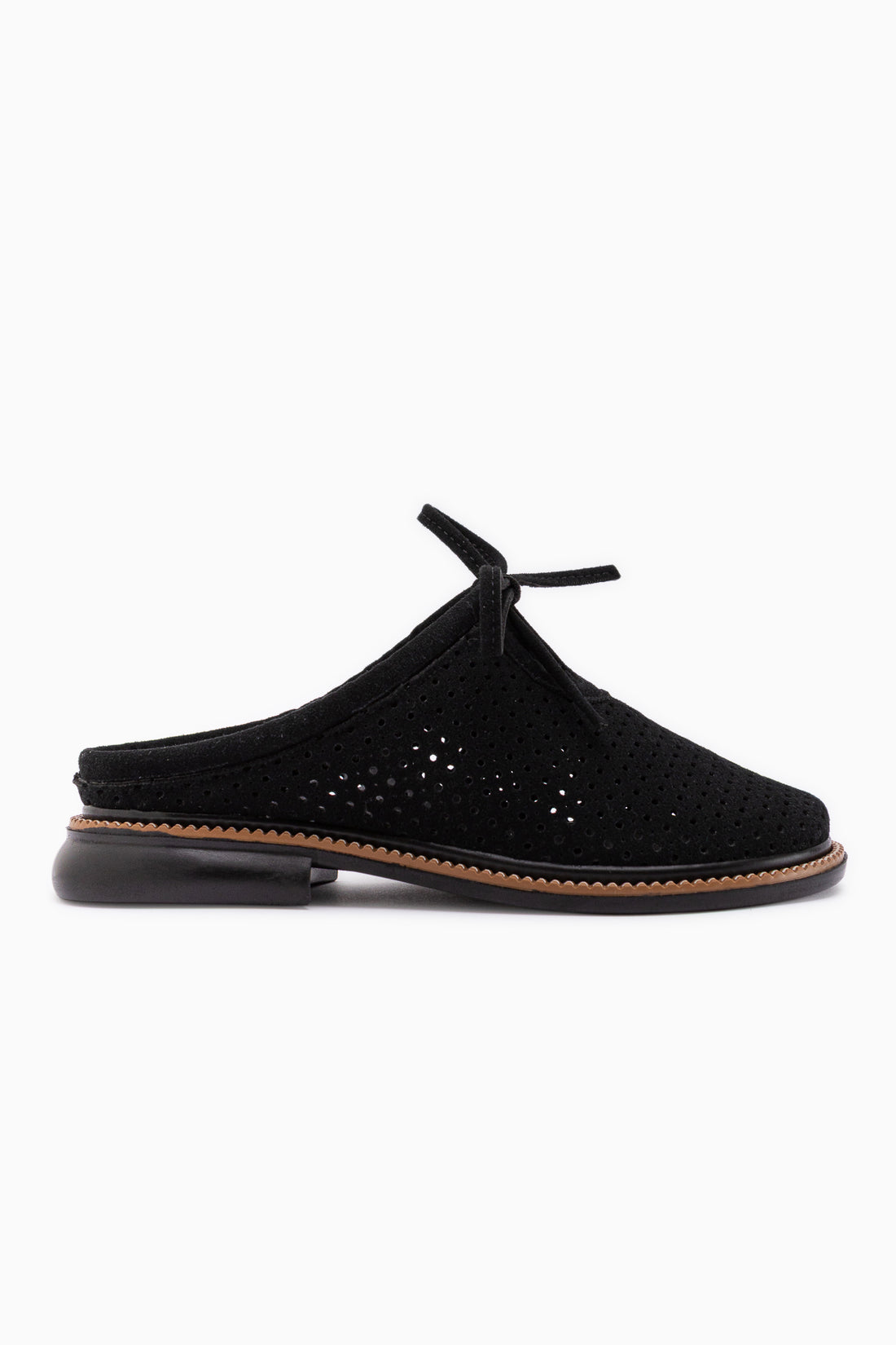 Jela Black Suede Women’s Slippers
