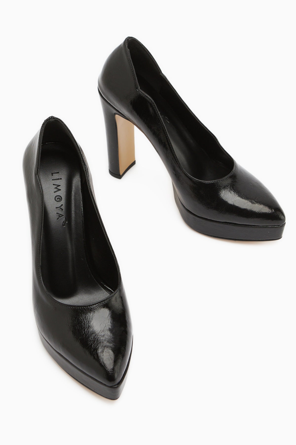 Ragni – Black Platform Heeled Shoe (Women)