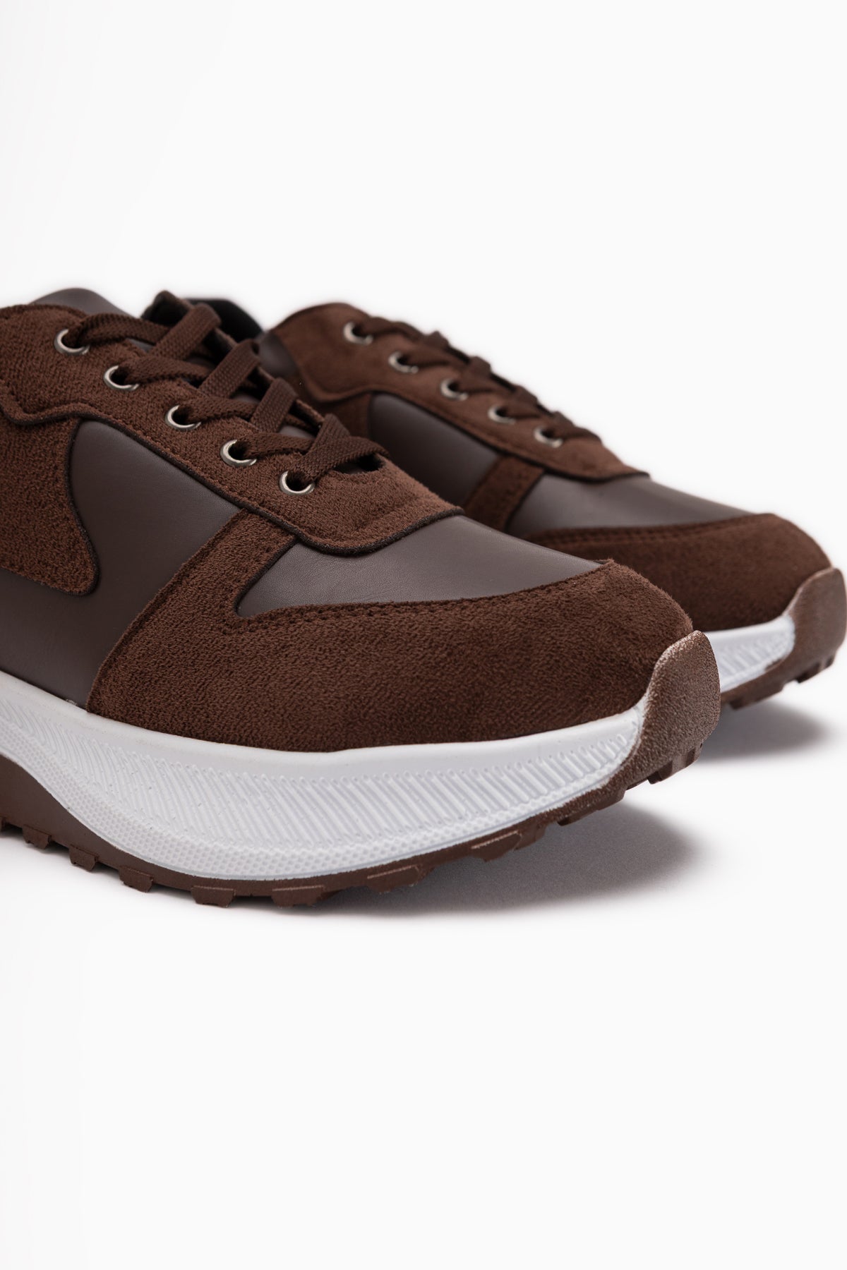 Jolina Brown Suede Detailed Women’s Sneakers