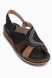 Cathrin Genuine Leather Black Women’s Sandal