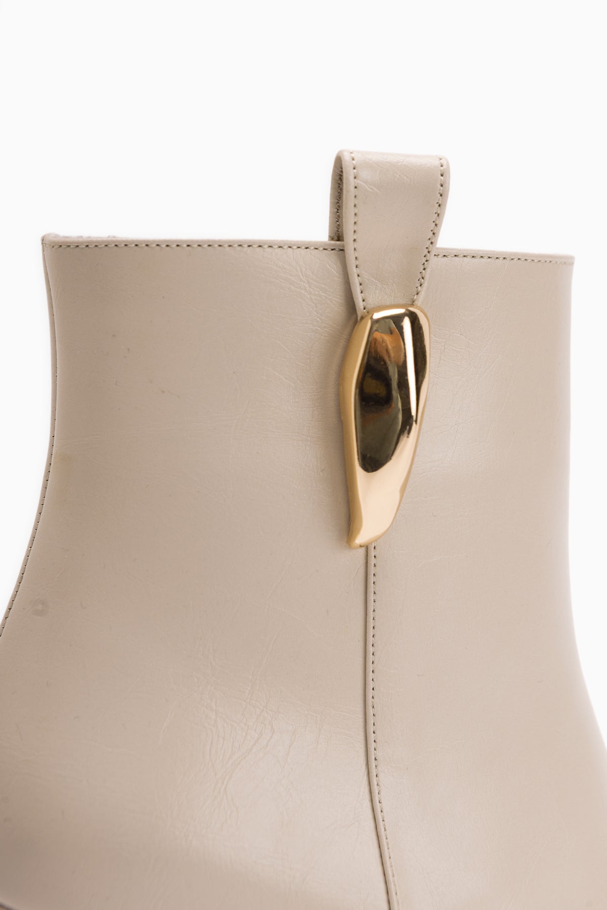Gina Beige Heeled Women’s Boots