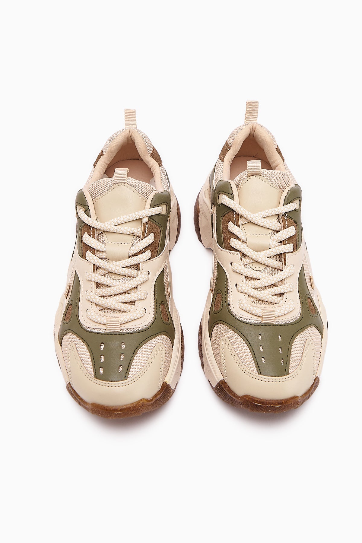 Daysi – Olive Beige Thick-Sole Sneaker (Women)