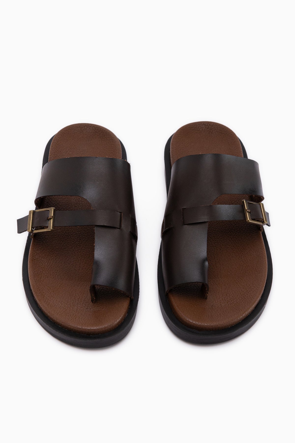 Enisa Brown Thong Women’s Slippers