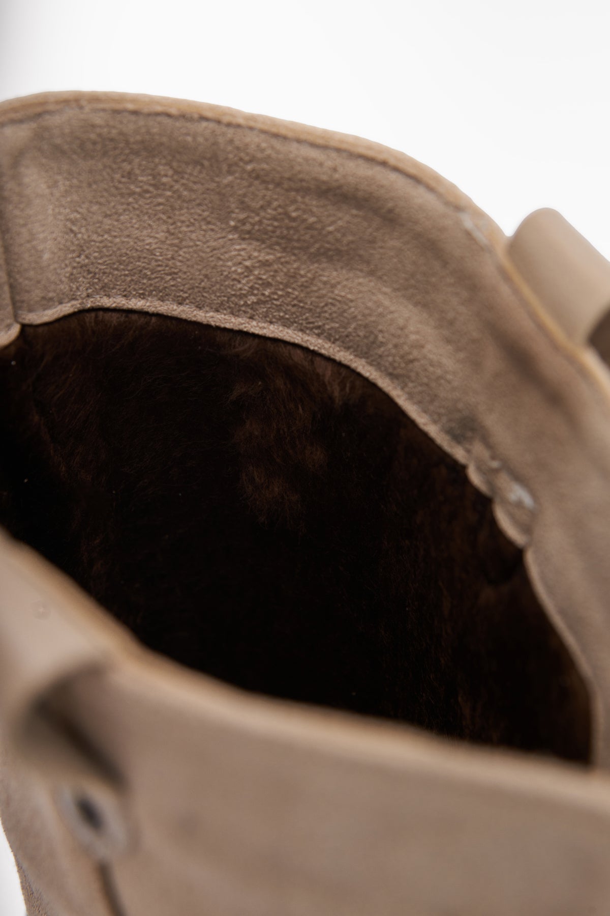 Catrin Beige Studded Heeled Women's Boot