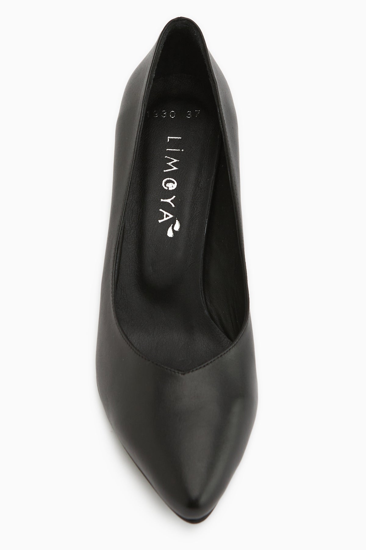 Ferida Genuine Leather Black Thick Heeled Women’s Shoes