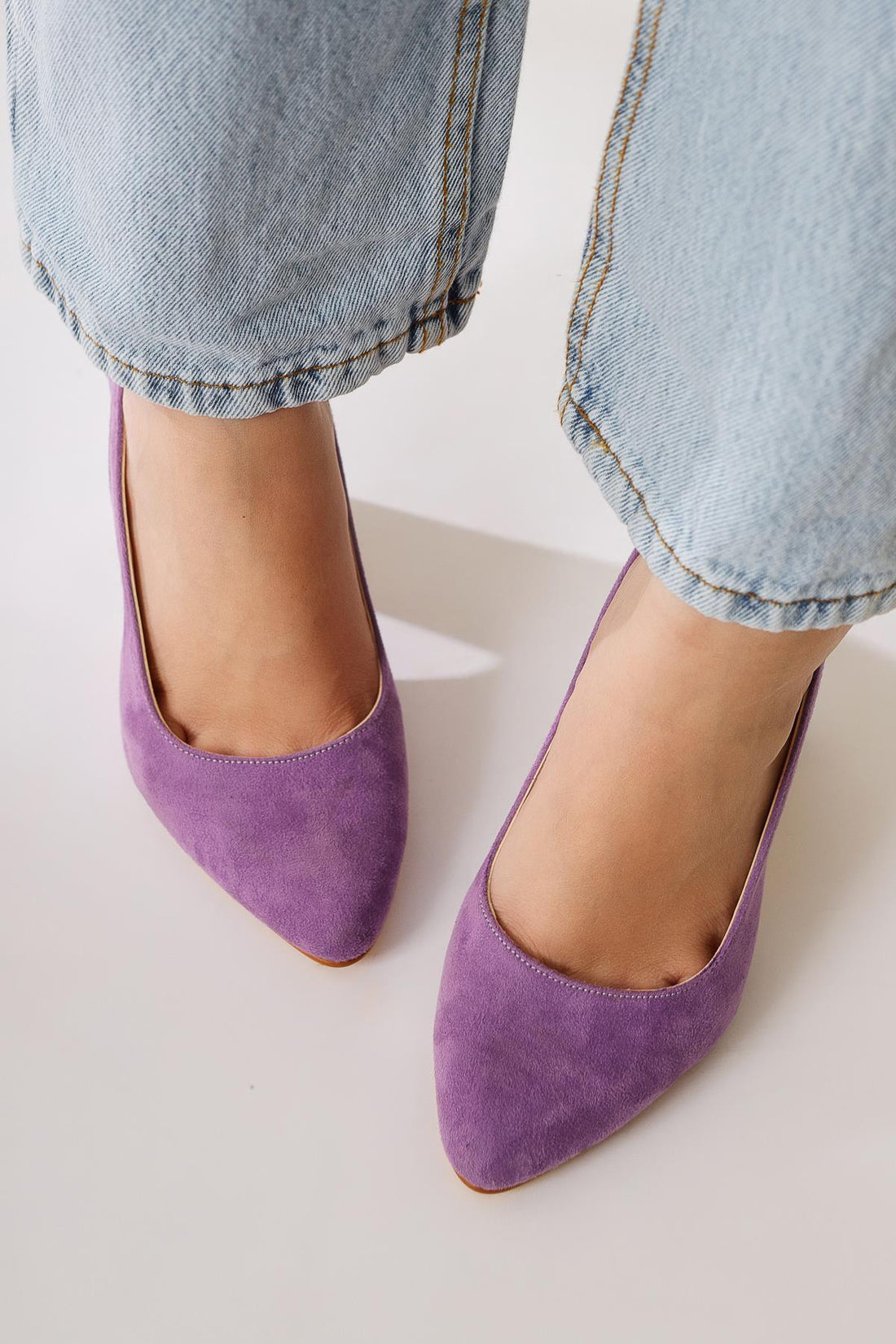Kyle Lilac Ankle Strap High Heeled Women’s Shoes