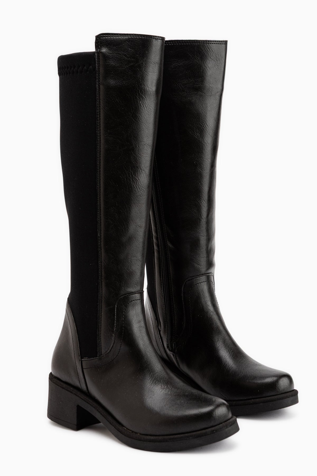 Cora Black Heeled Women’s Boots
