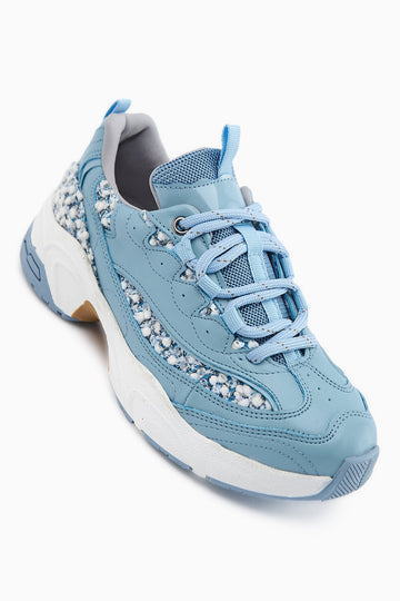 Rozhin Blue Thick Sole Women's Athletic Shoe