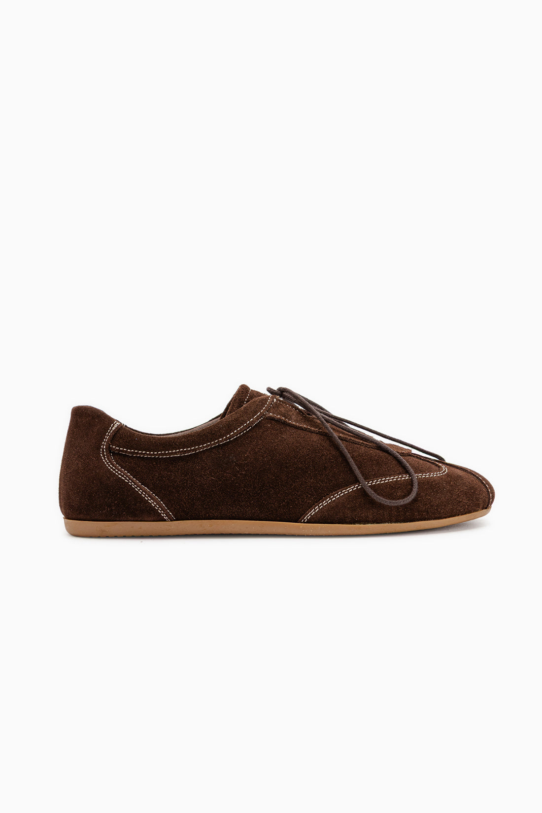 Berry Genuine Leather Brown Suede Lace-Up Casual Women’s Shoes