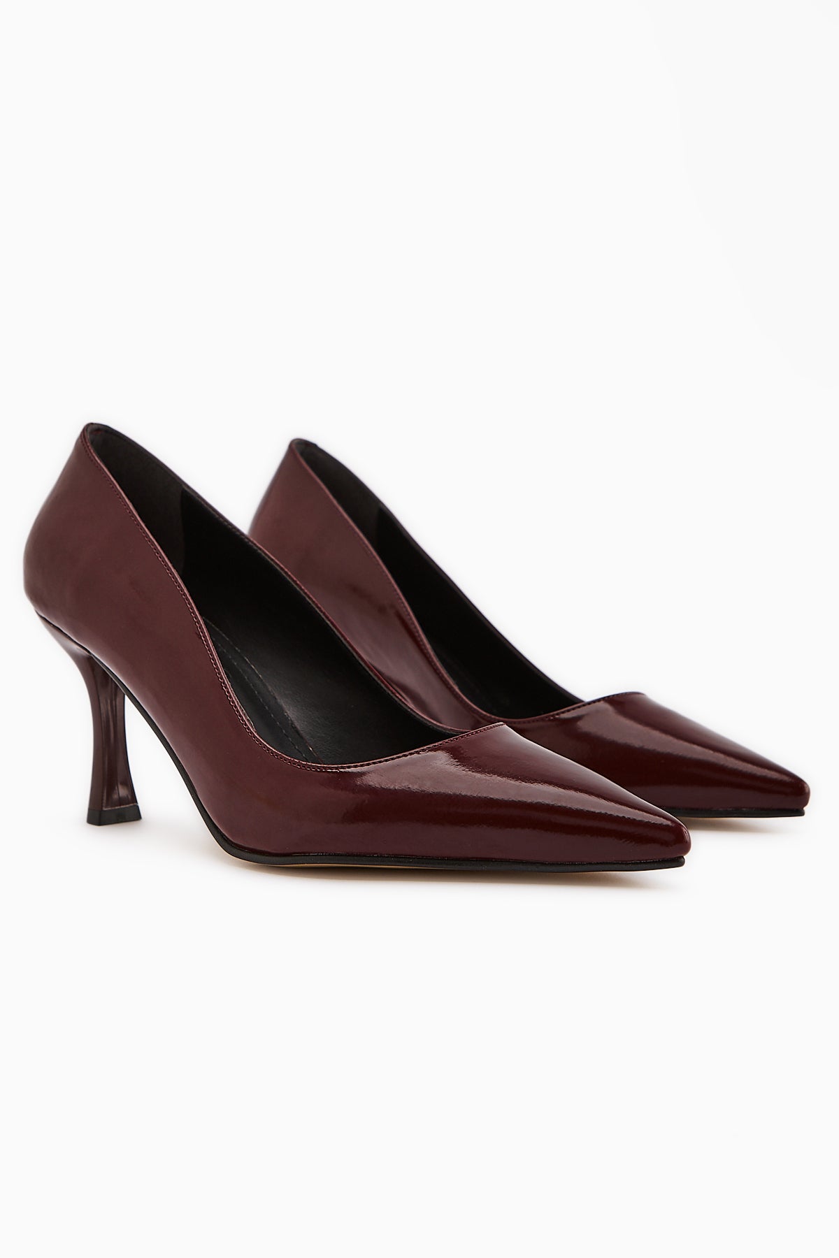 Dolly Burgundy Patent Stiletto Women’s Heeled Shoes
