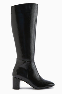 Larin Black Heeled Women's Boot