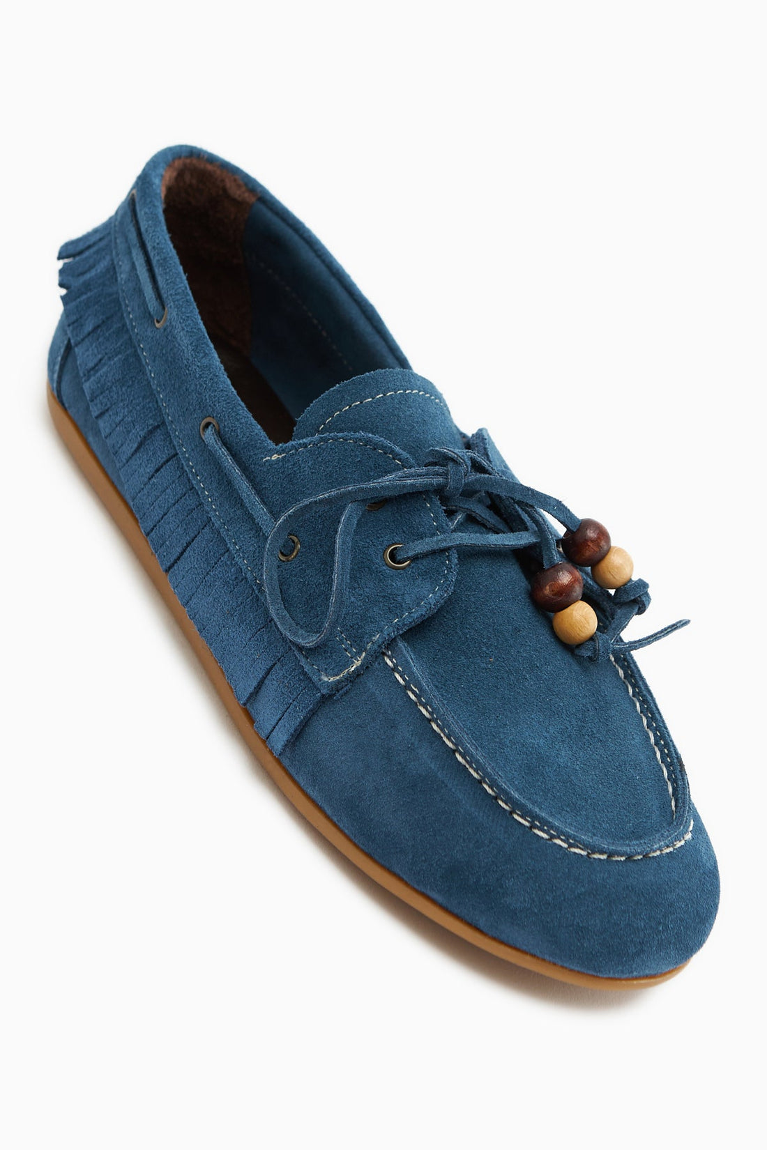 Rania – Genuine Leather Denim Blue Loafer (Women)