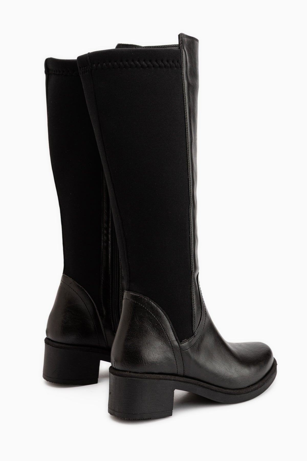 Cora Black Heeled Women’s Boots