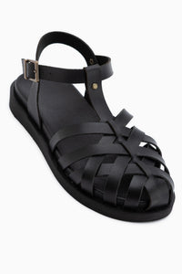Jemila Black Caged Women’s Sandal