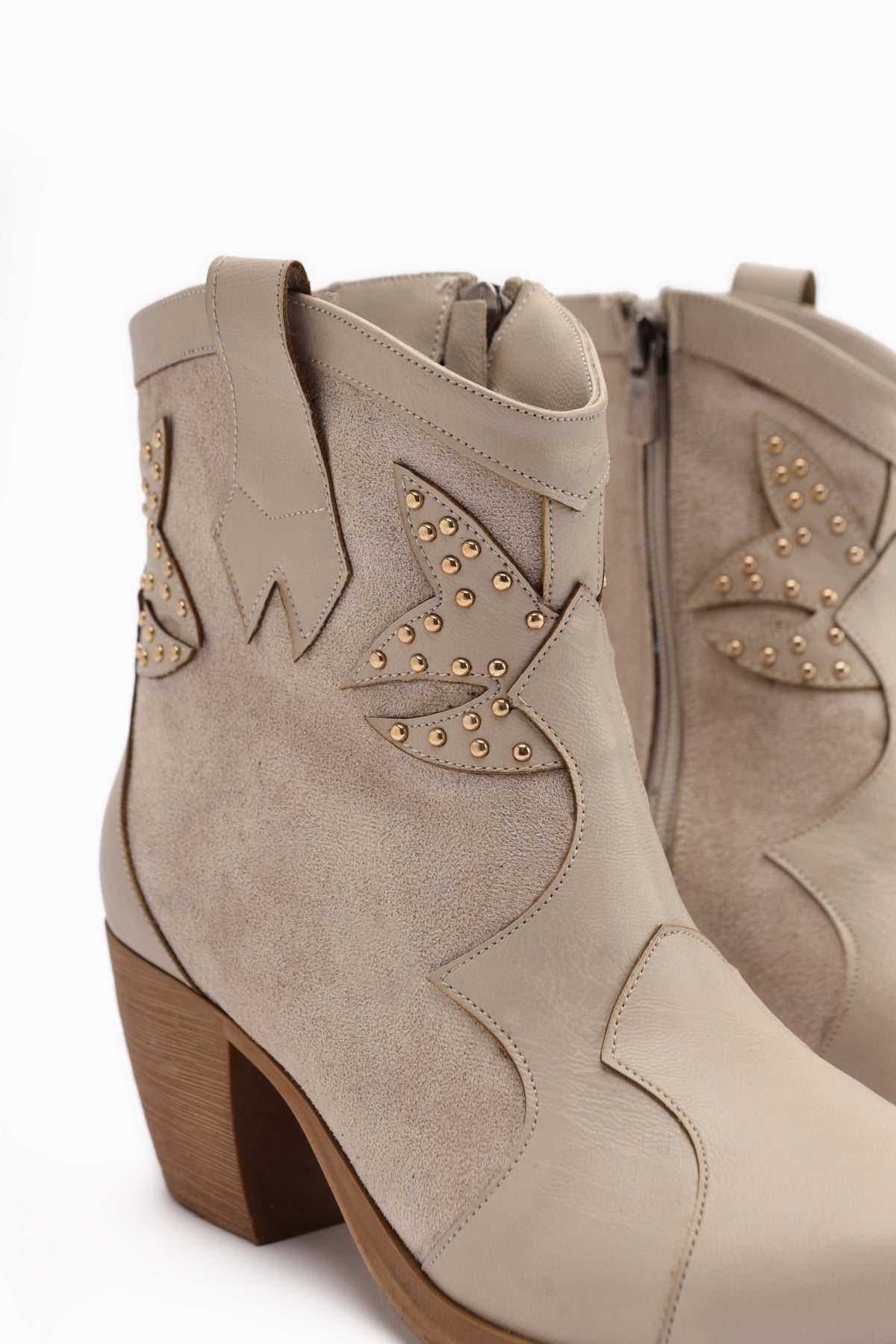 Lowis Nude Strap Women's Cowboy Western Boot