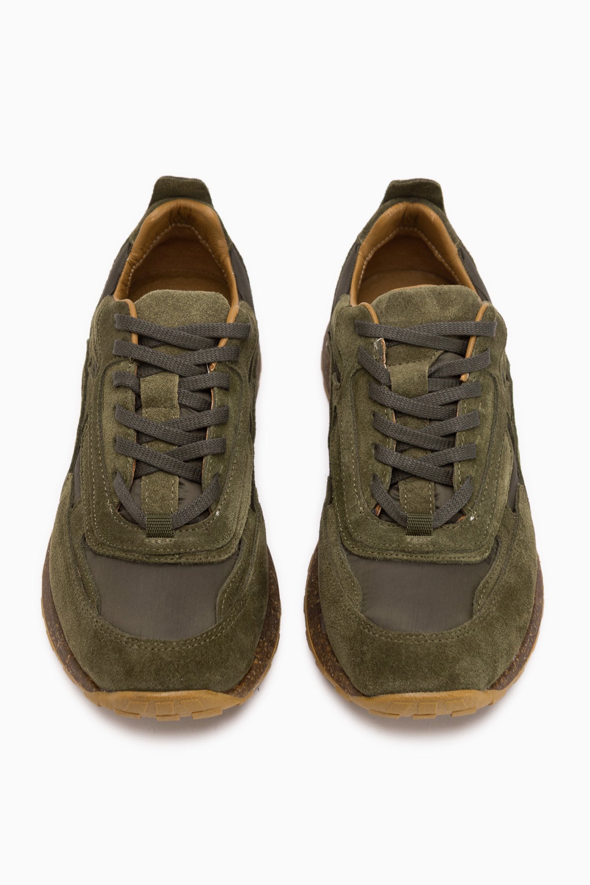 Selena Genuine Leather Khaki Suede Detailed Women’s Sneakers
