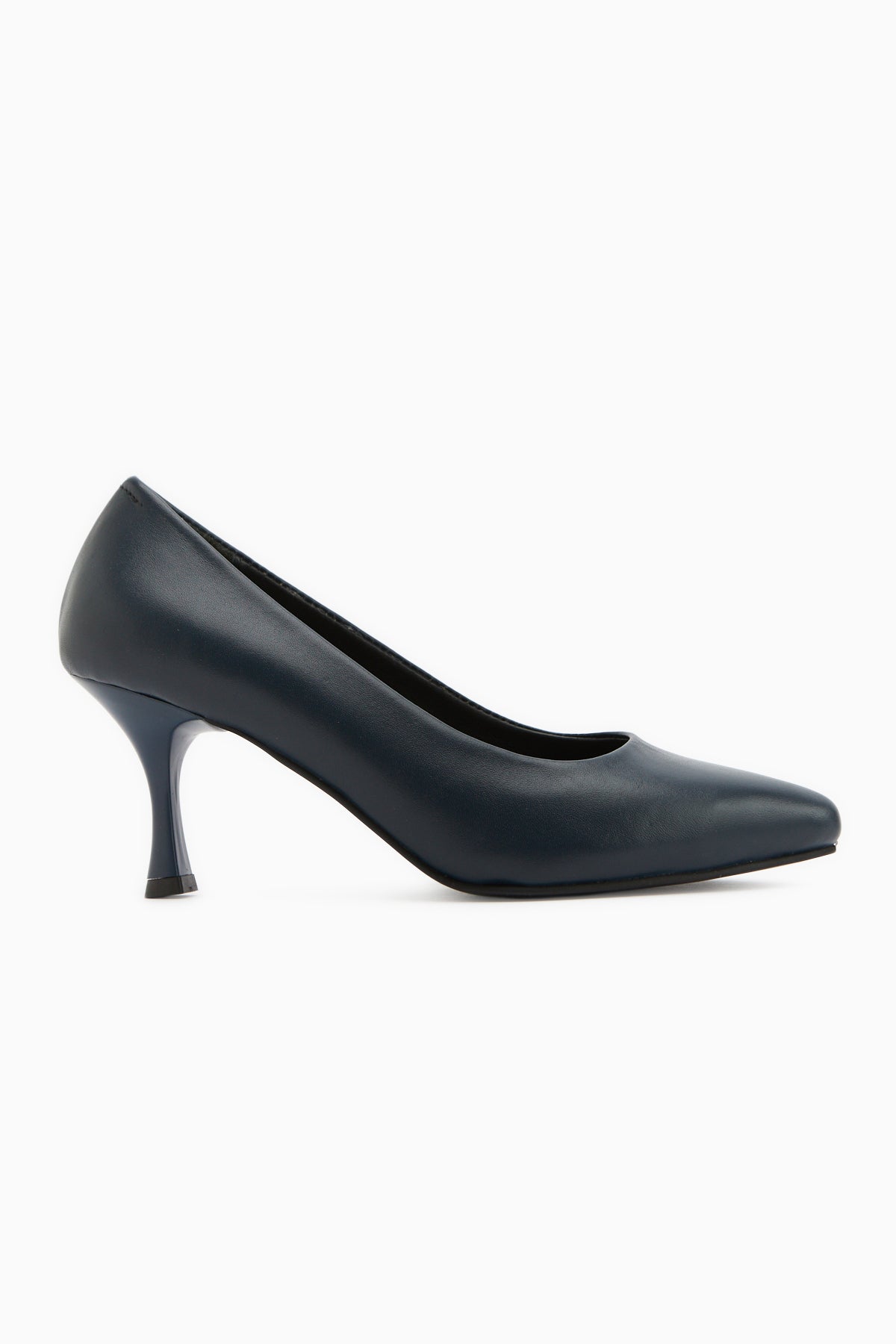 Genuine Leather Kiara Navy Women’s Heeled Shoes Stiletto