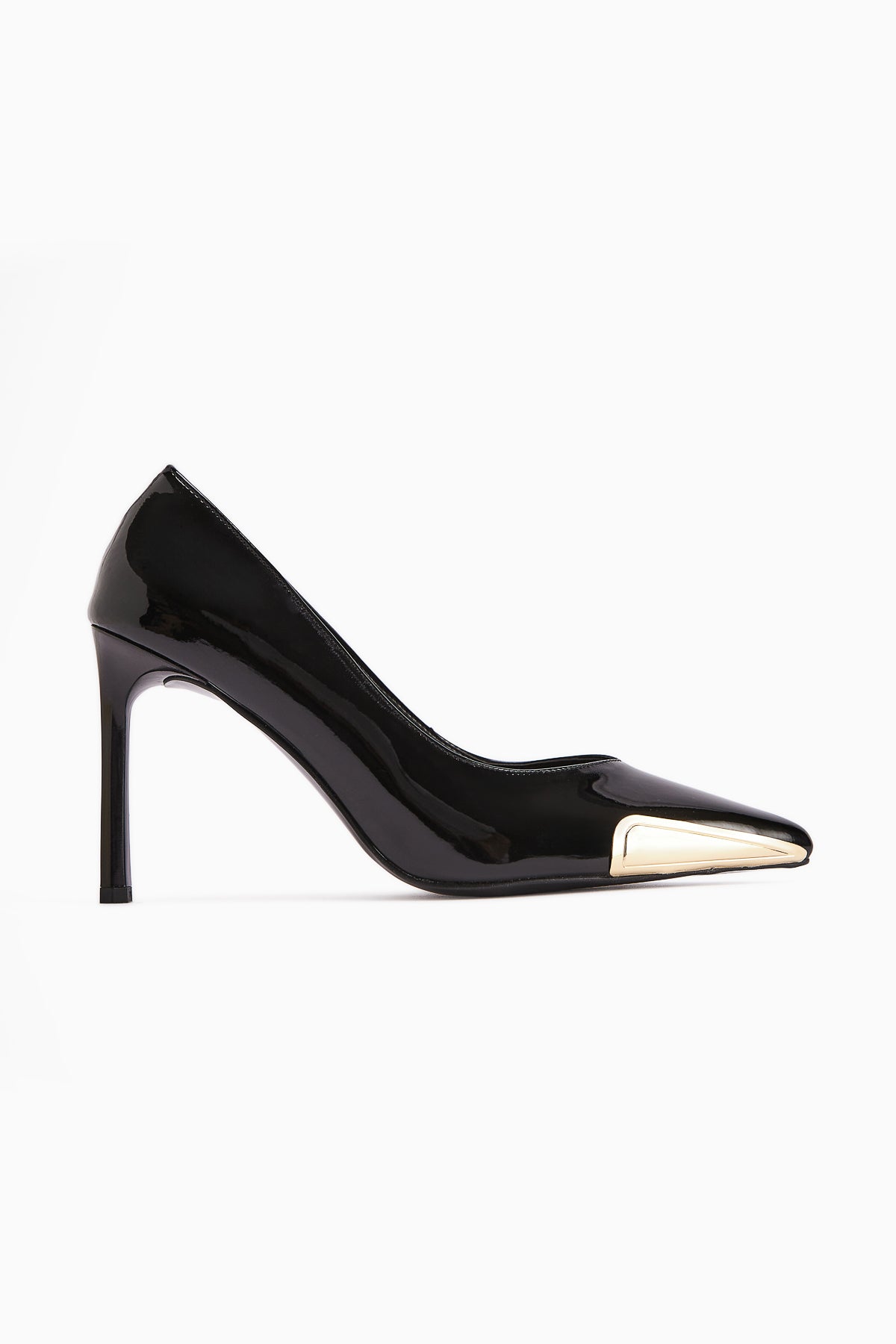 Lula Black Patent Leather Pointed Toe Women’s Heeled Shoes