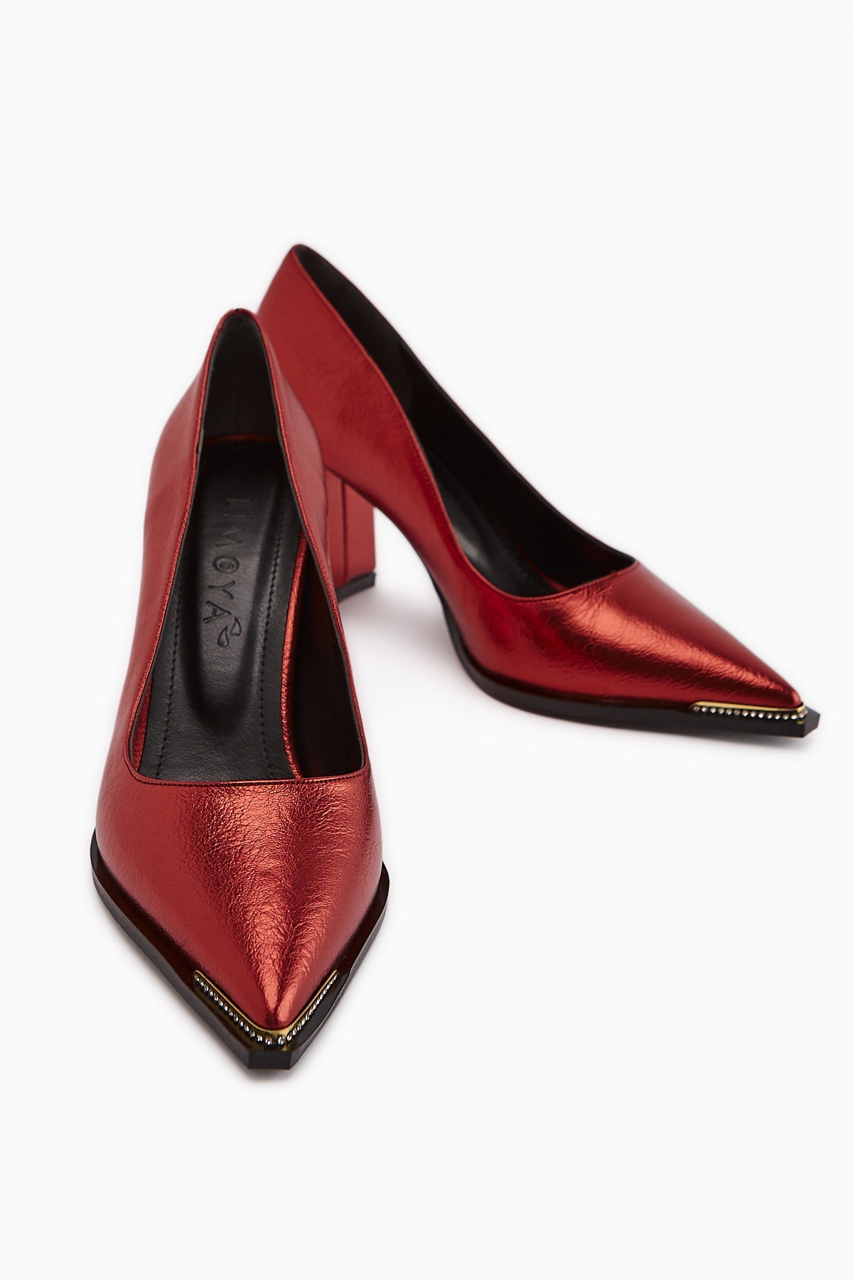 Bonny Red Chunky Heel Women's Shoes