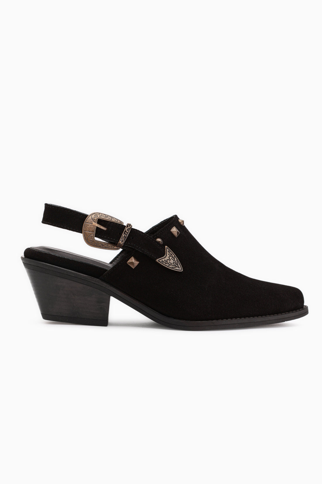 Tima Genuine Leather Black Heeled Women’s Sandal