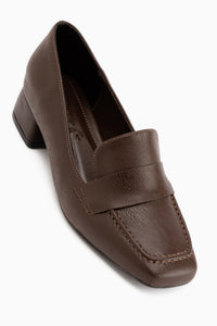 Malvina Brown Short Heeled Women’s Shoes