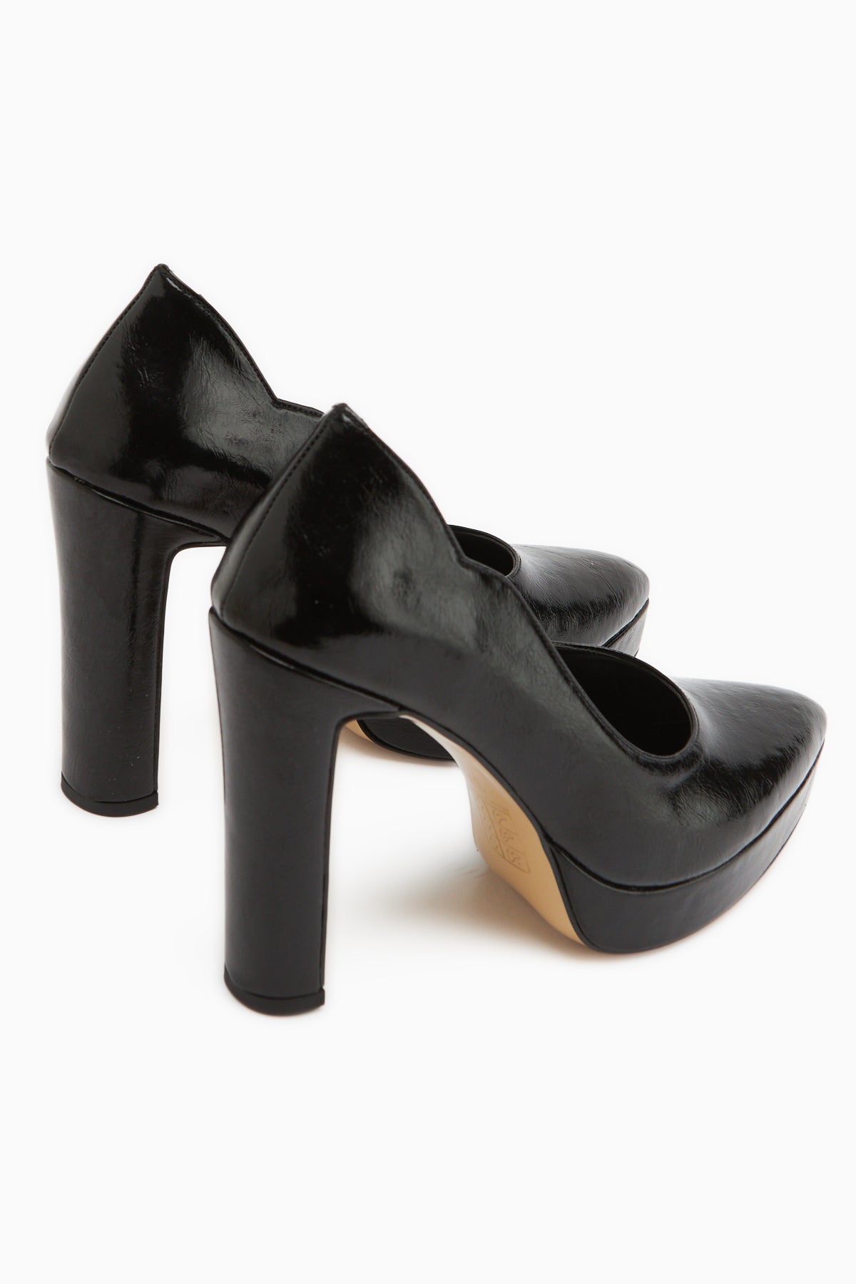Ragni – Black Platform Heeled Shoe (Women)