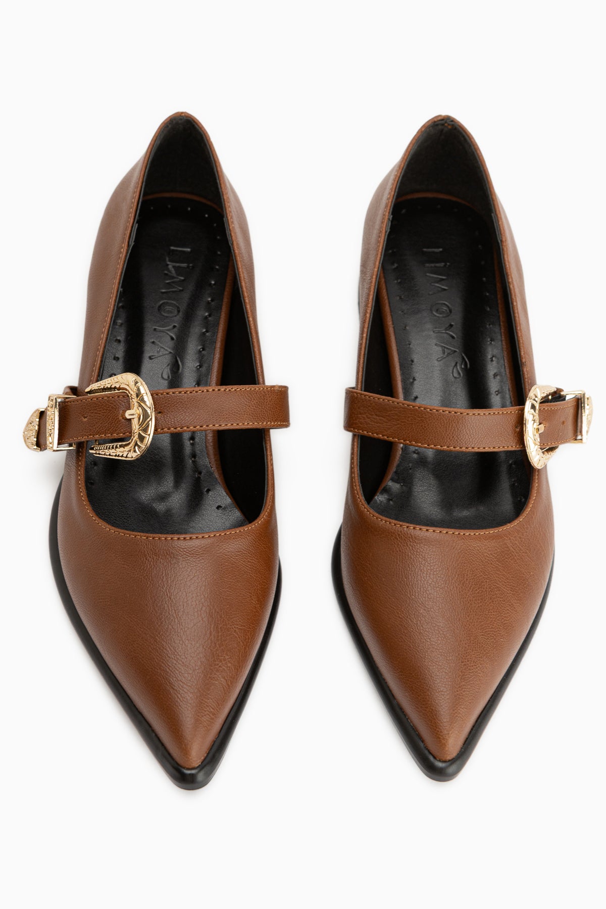 Jacklin Tan Strappy Short Heeled Women’s Shoes