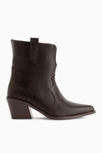 Erica Brown Heeled Western Women’s Boots