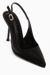 Lili Black Thin Heeled Women’s Shoes