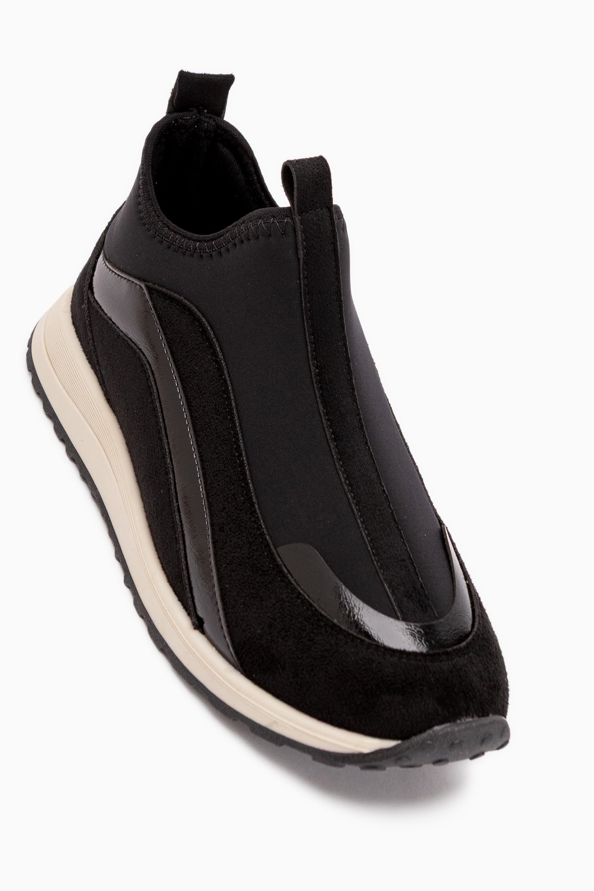 Etta Black Suede Detailed Women’s Sneakers