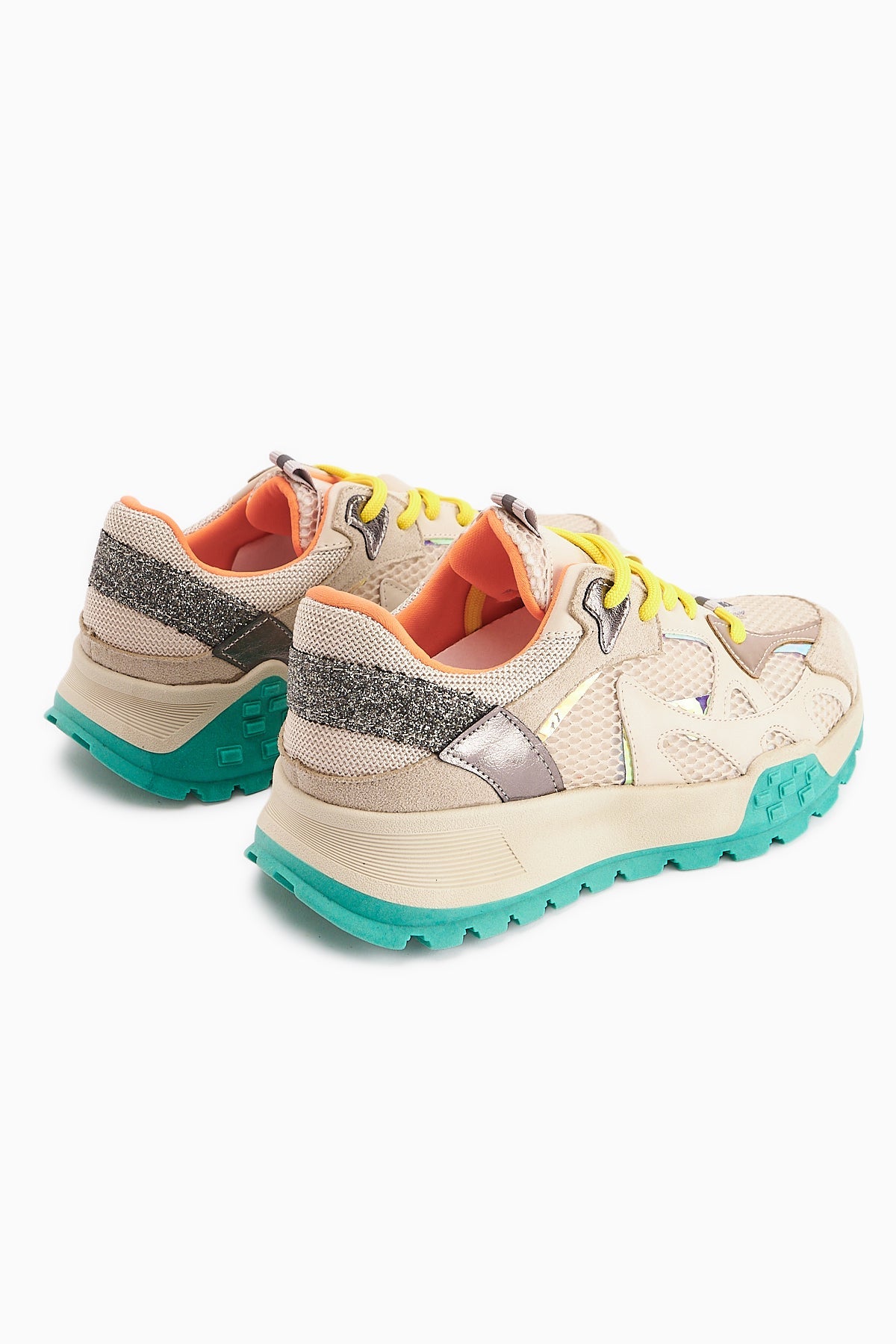 Sonila Beige Chunky Sole Women's Sport Shoe