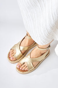 Kani Gold Thong Women's Sandals