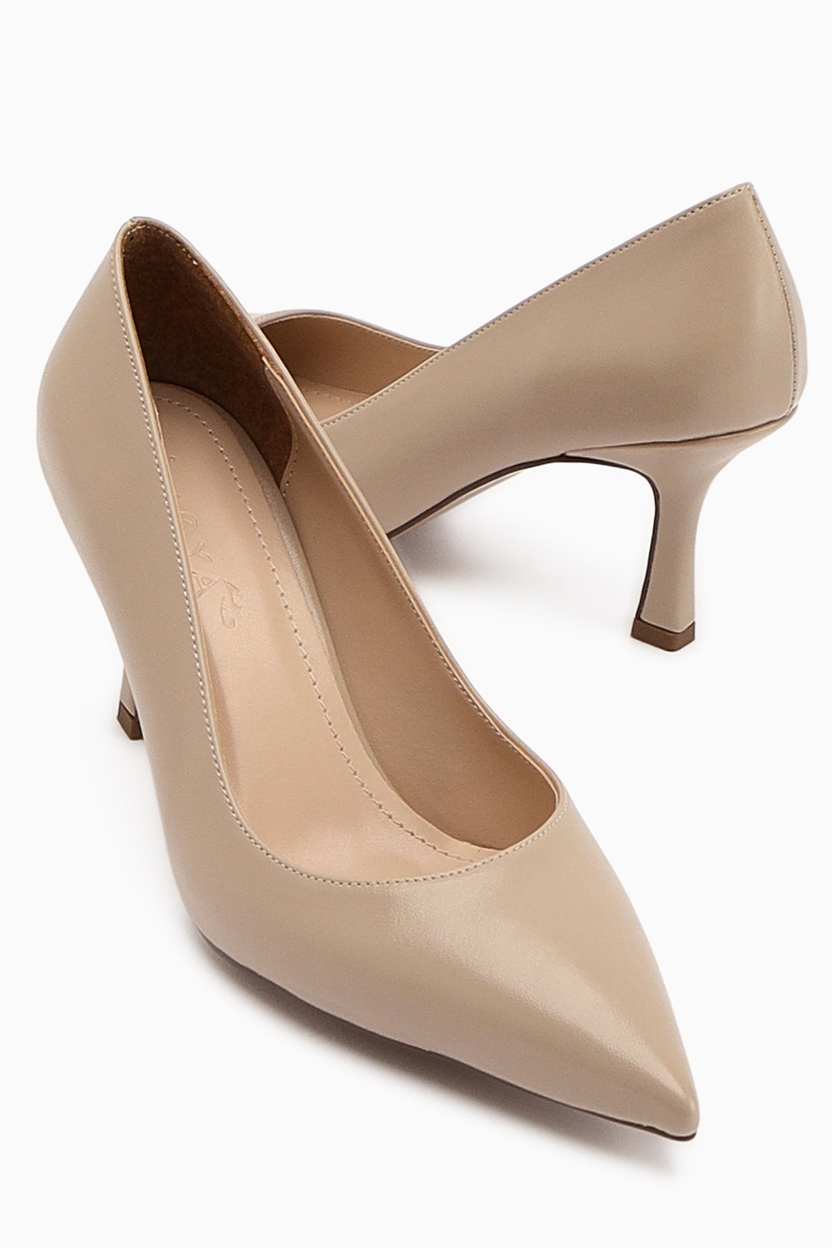 Leoni Beige Women's Heels