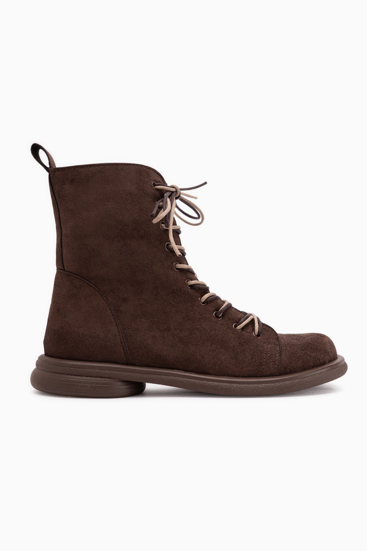 Florine Brown Suede Double Laced Women’s Boots