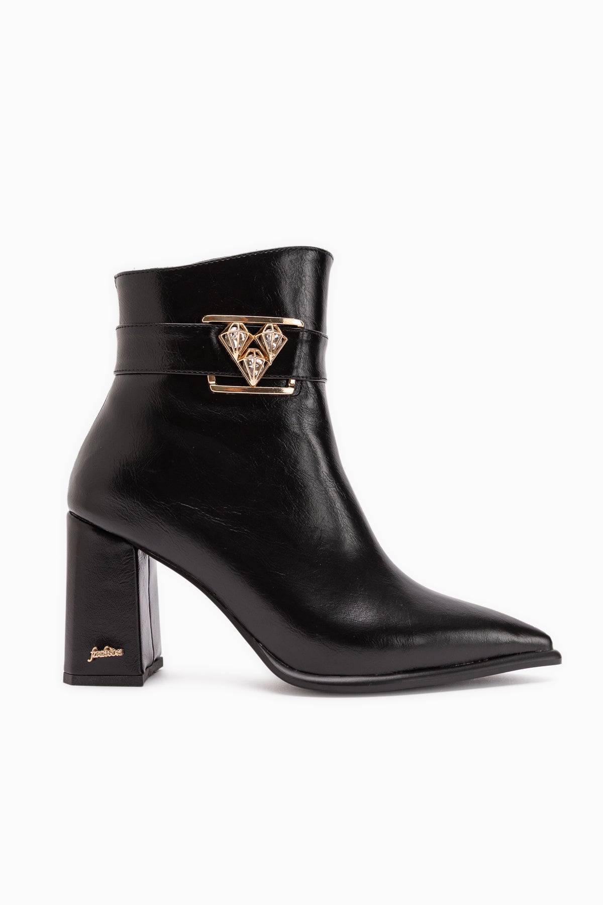 Mariam Black Removable Cuff Women’s Boots
