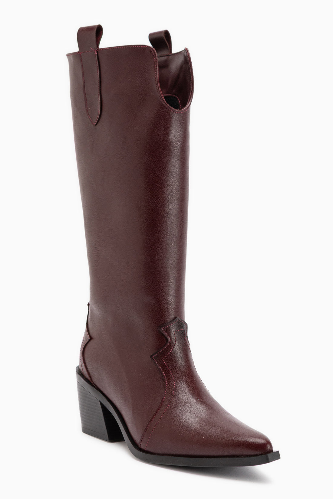 Frida Burgundy Western Women’s Boots