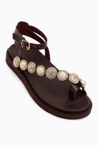 Molly Burgundy Thong Women’s Sandal