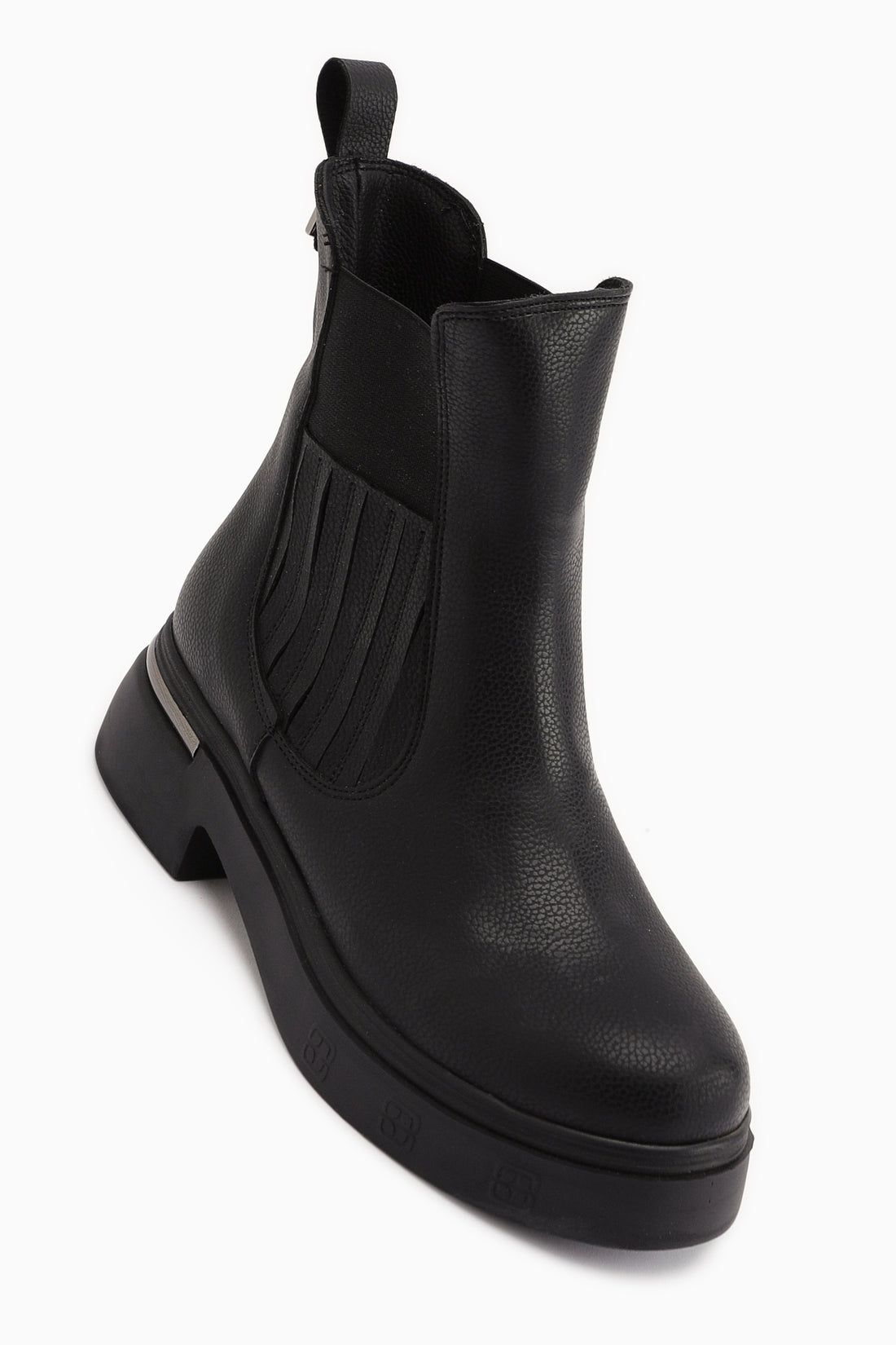 Pava Black Heeled Detail Women’s Boots