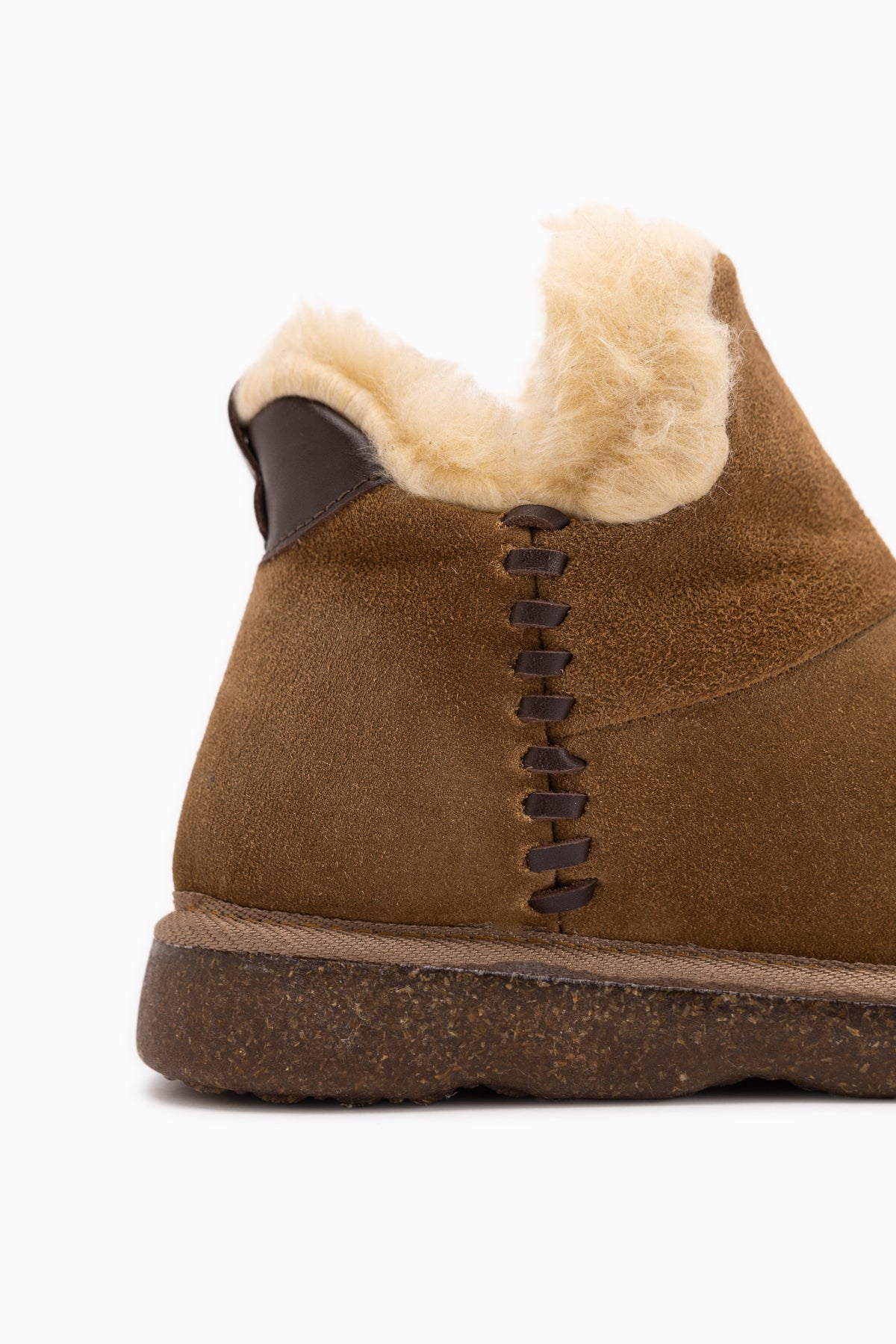 Lorrie Genuine Leather Mink Suede Fur Women’s Short Boots