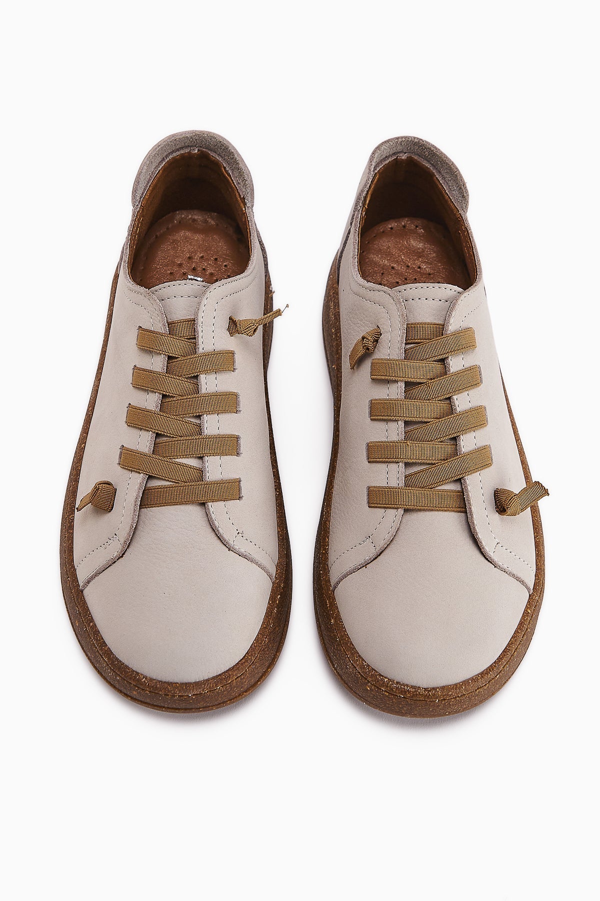 Judi Genuine Leather – Gray Sneaker (Women)