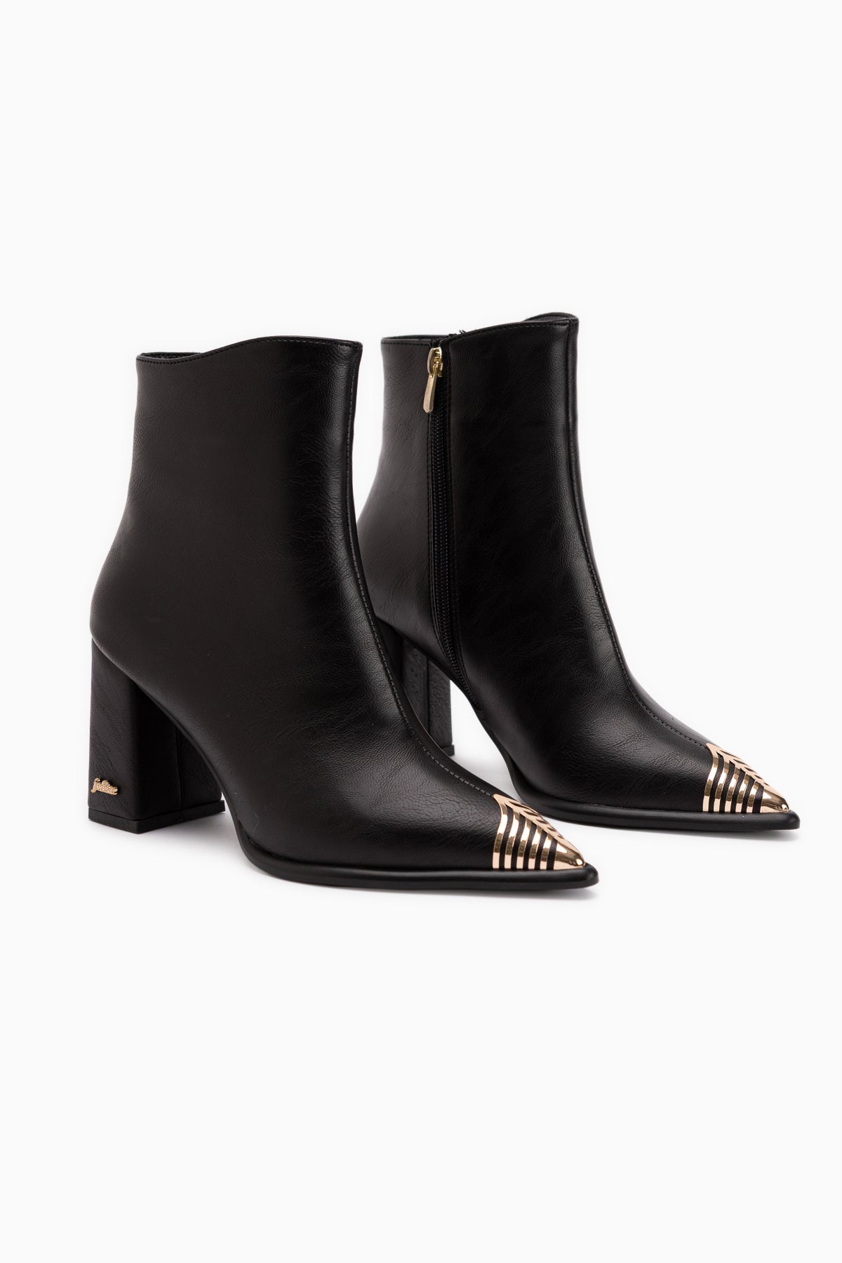 Lacy Black Removable Cuff 2-in-1 Women’s Heeled Boots & Knee High Boots