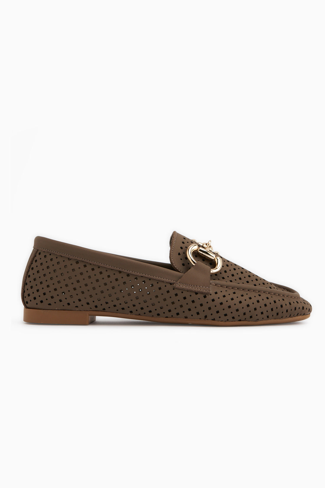 Rian Genuine Leather Mink Buckled Women’s Ballet Flats