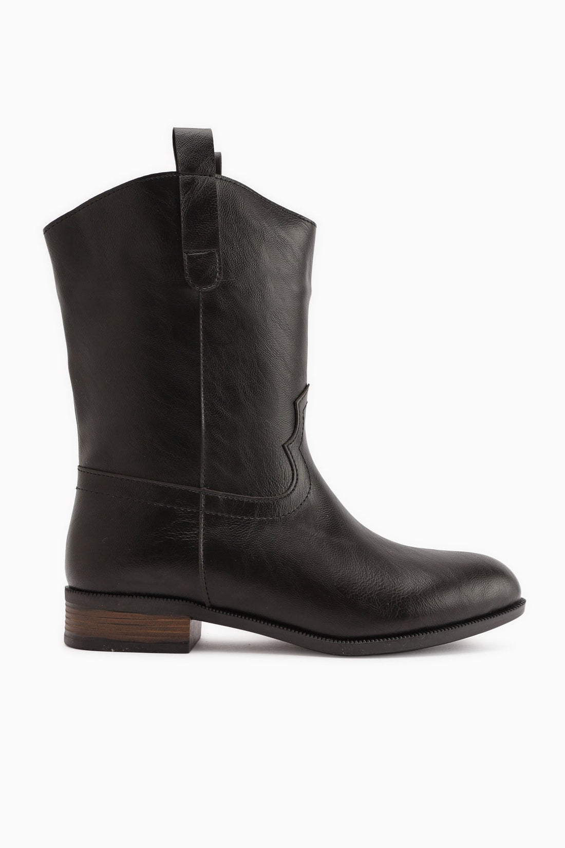 Liza Black Pull-On Women's Boot