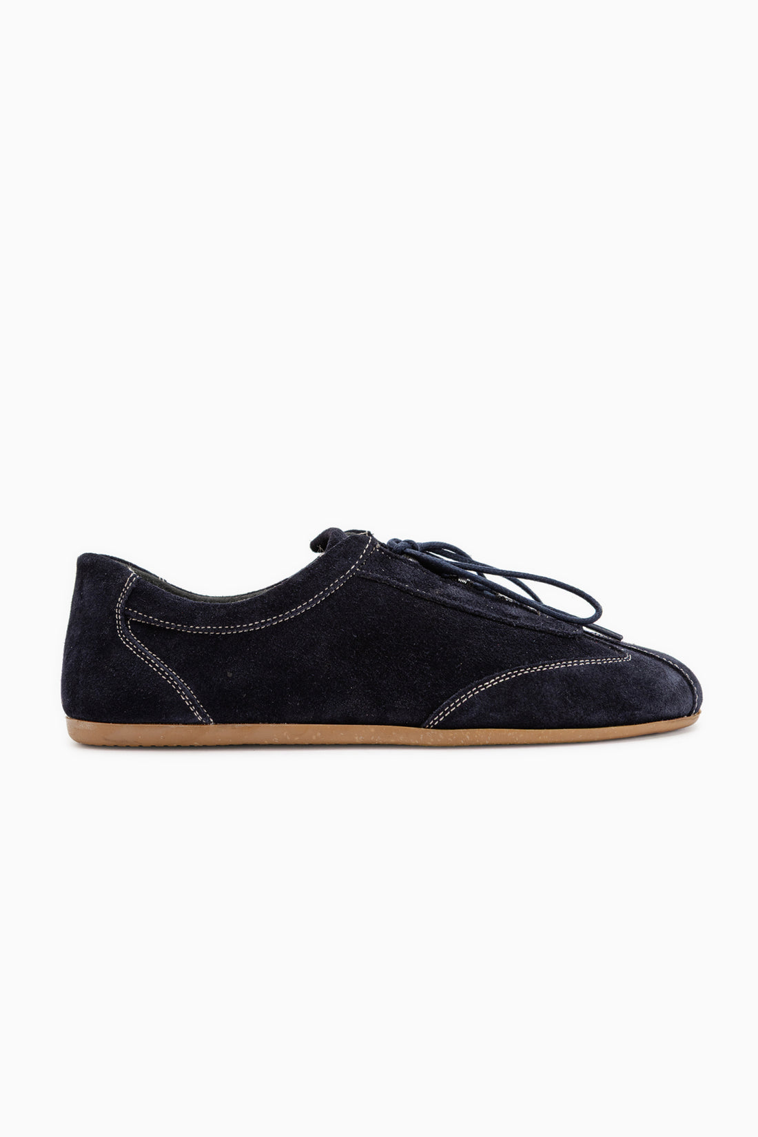 Berry Genuine Leather Navy Suede Lace-Up Casual Women’s Shoes
