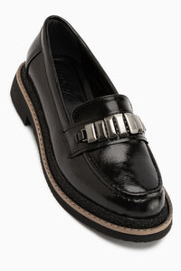 Maribel Black Accessory Detailed Women’s Loafer Casual Shoes
